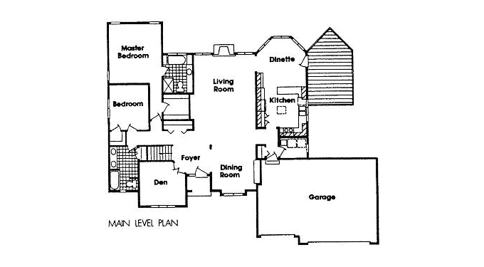 #870185 Home Plan Main Floor Plan