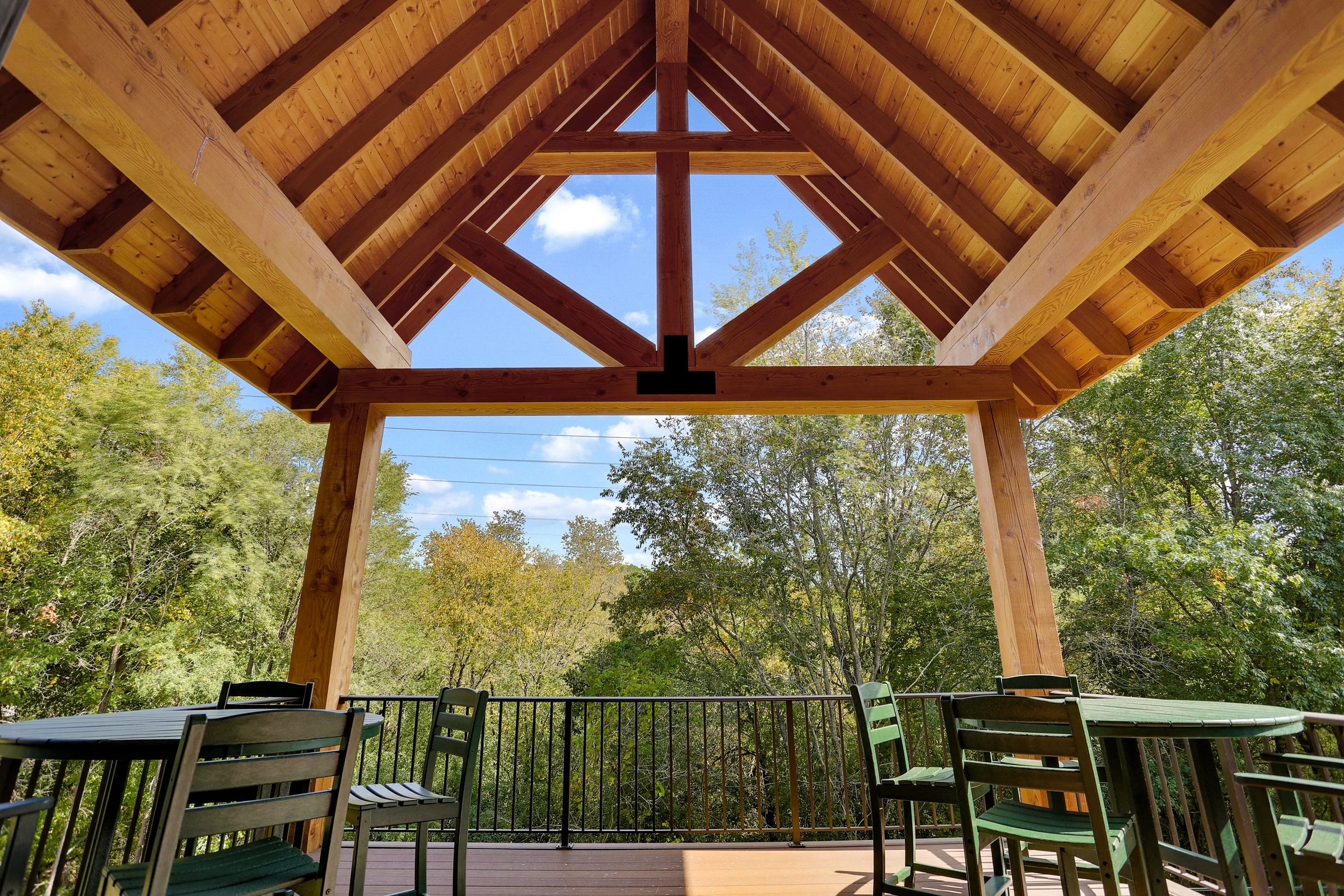 Vaulted Covered Deck