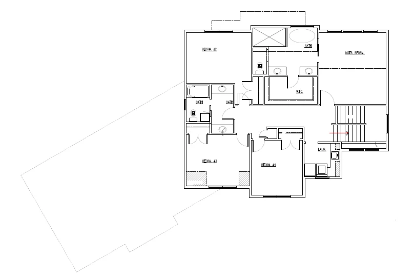 TJB Becki Home Plan Upper Floor Plan