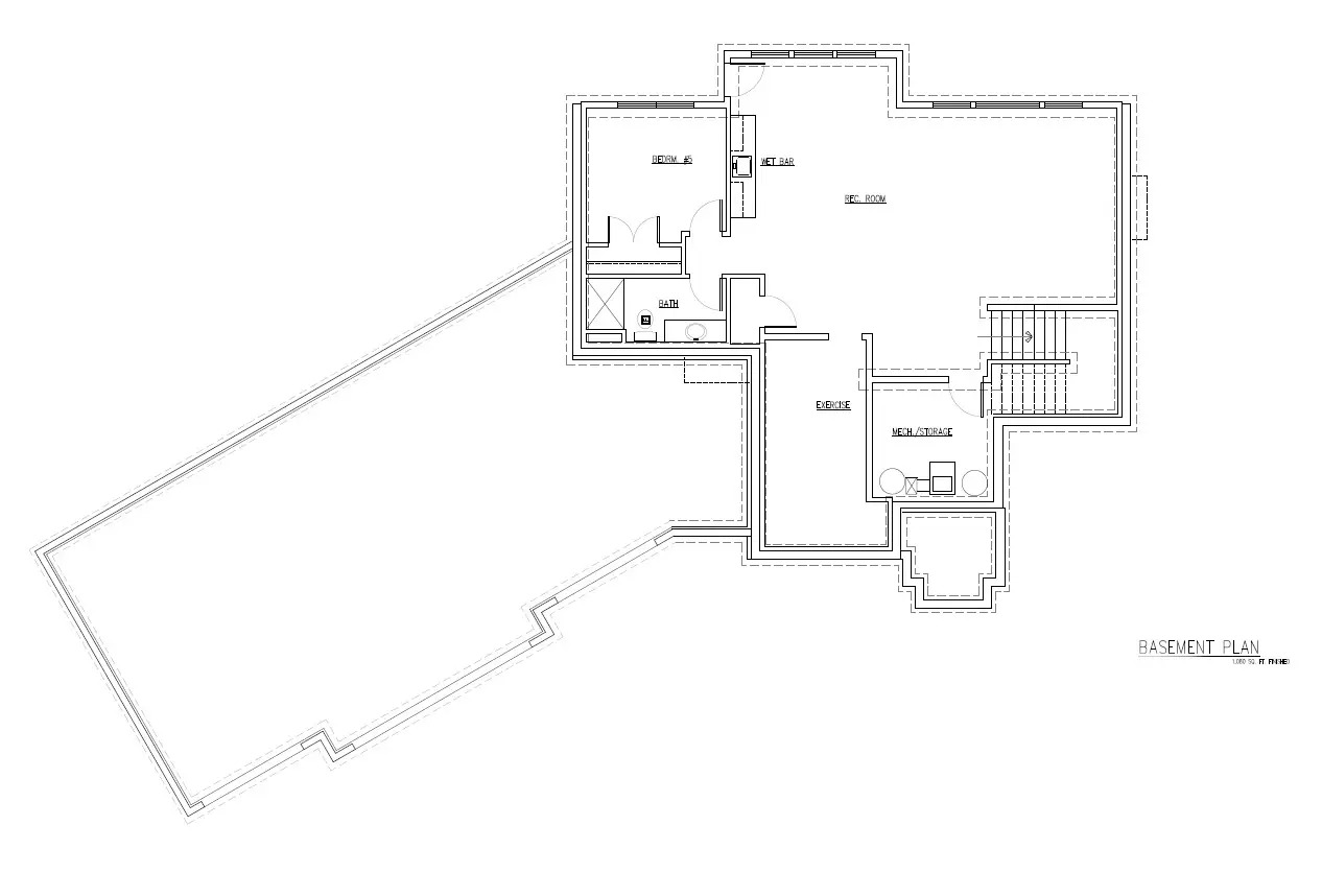 Jessica Home Plan Basement Floor Plan