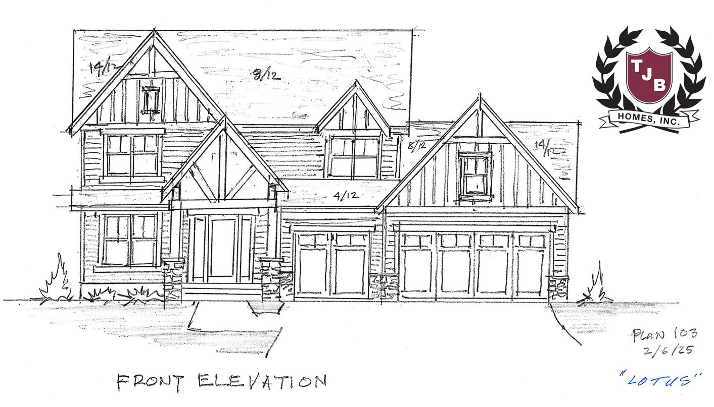 Lotus Home Plan Front Elevation