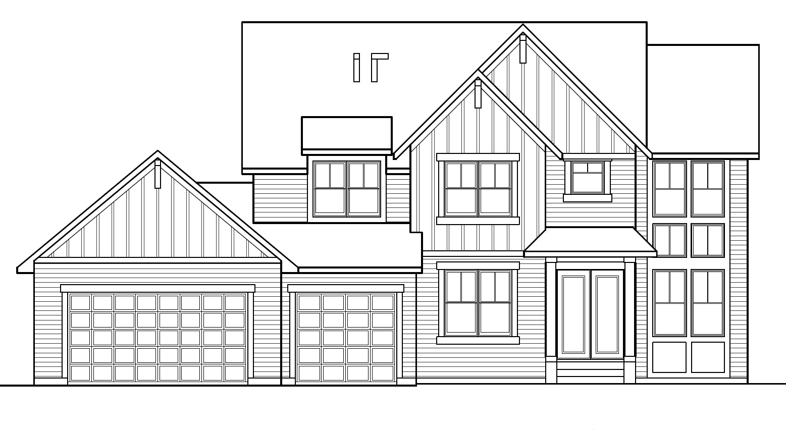 Home Plan #598 Front Elevation