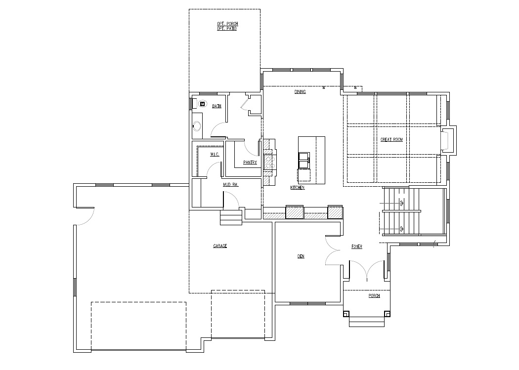 Home Plan Main Floor Plan