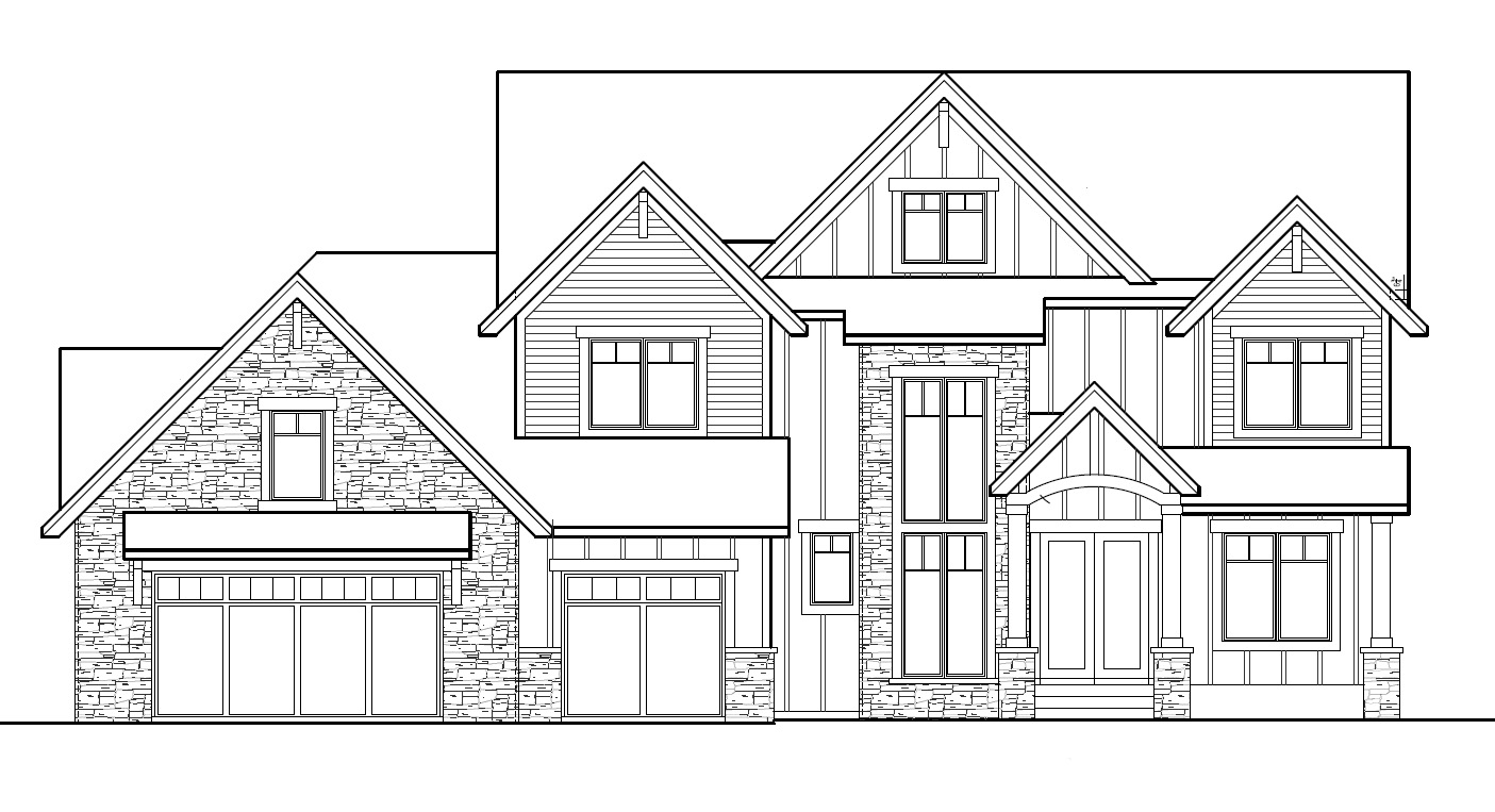 Home Plan #604 Front Elevation