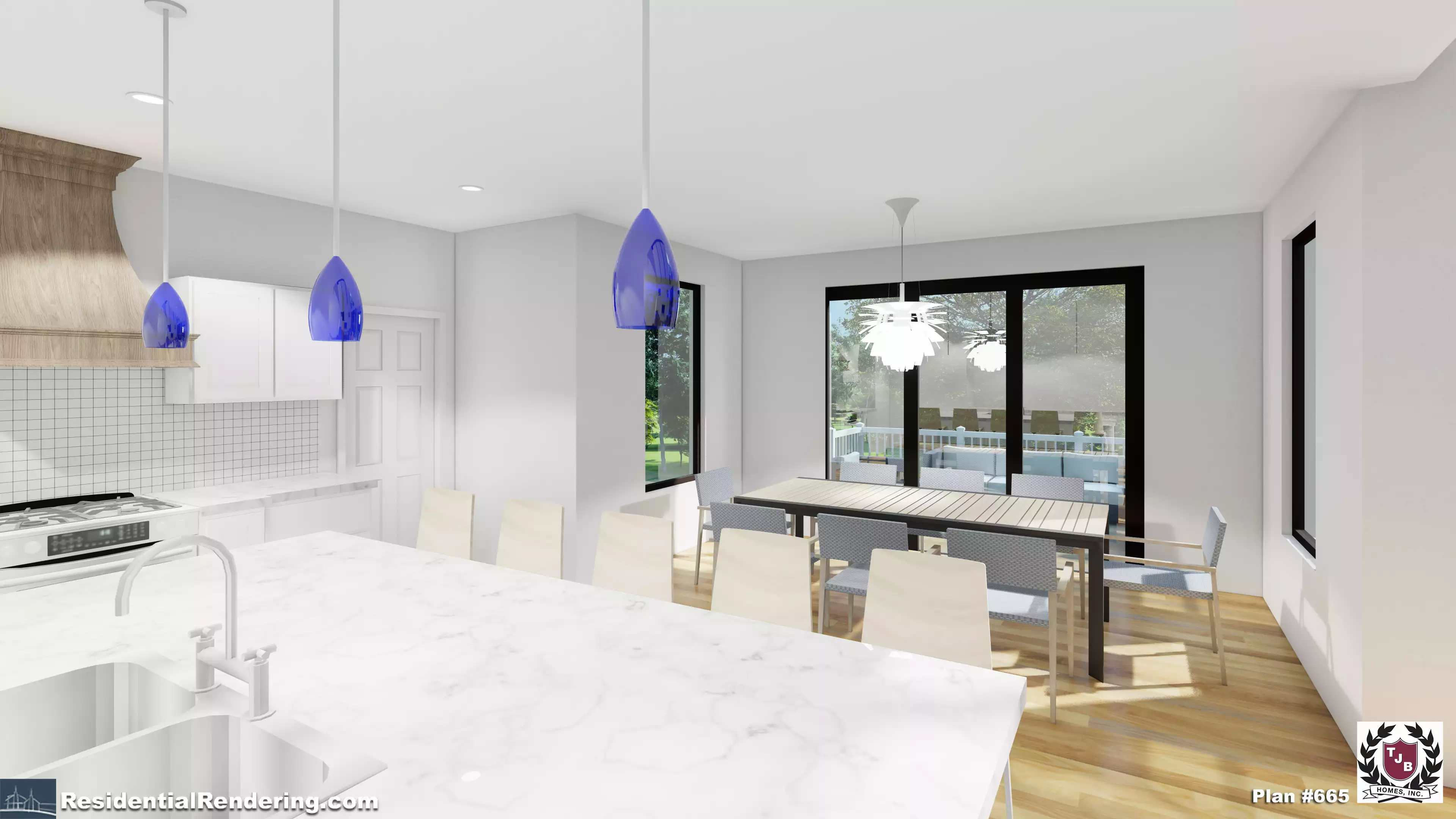 Ciara Home Plan Kitchen & Dining Room Rendering