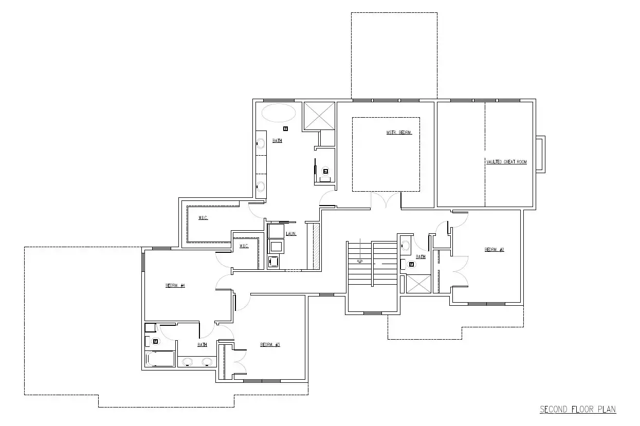 Dianna Home Plan Upper Floor Plan