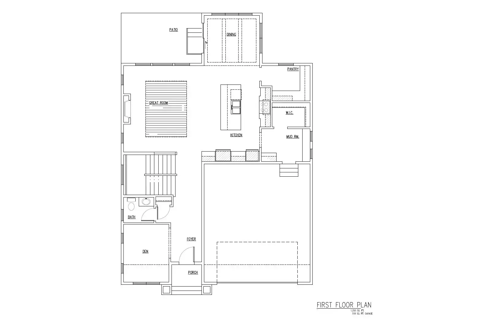 TJB #686 Home Plan Main Floor Plan