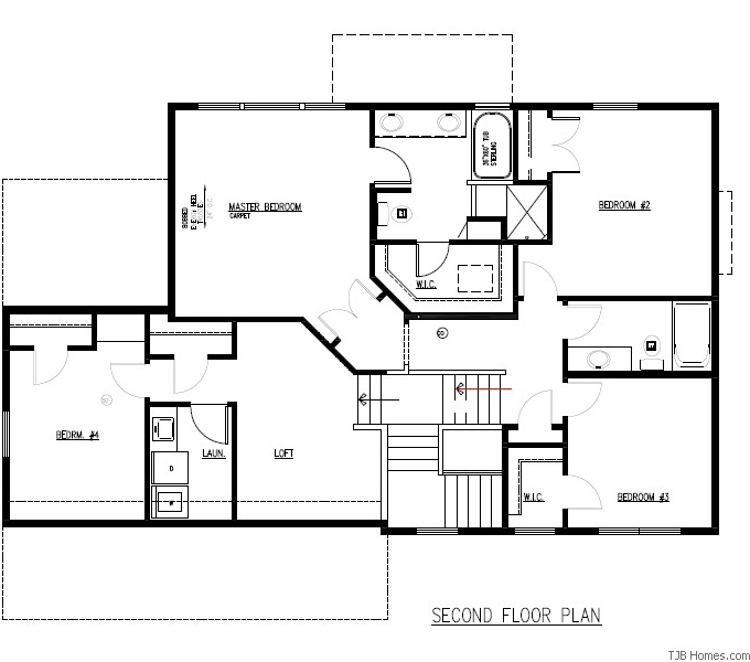 Two Story 2 000 3 000 Sq Ft Natalie Plan 173 TJB Homes