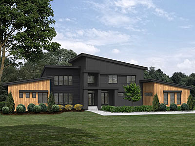 Julia Mary Contemporary Home Plan