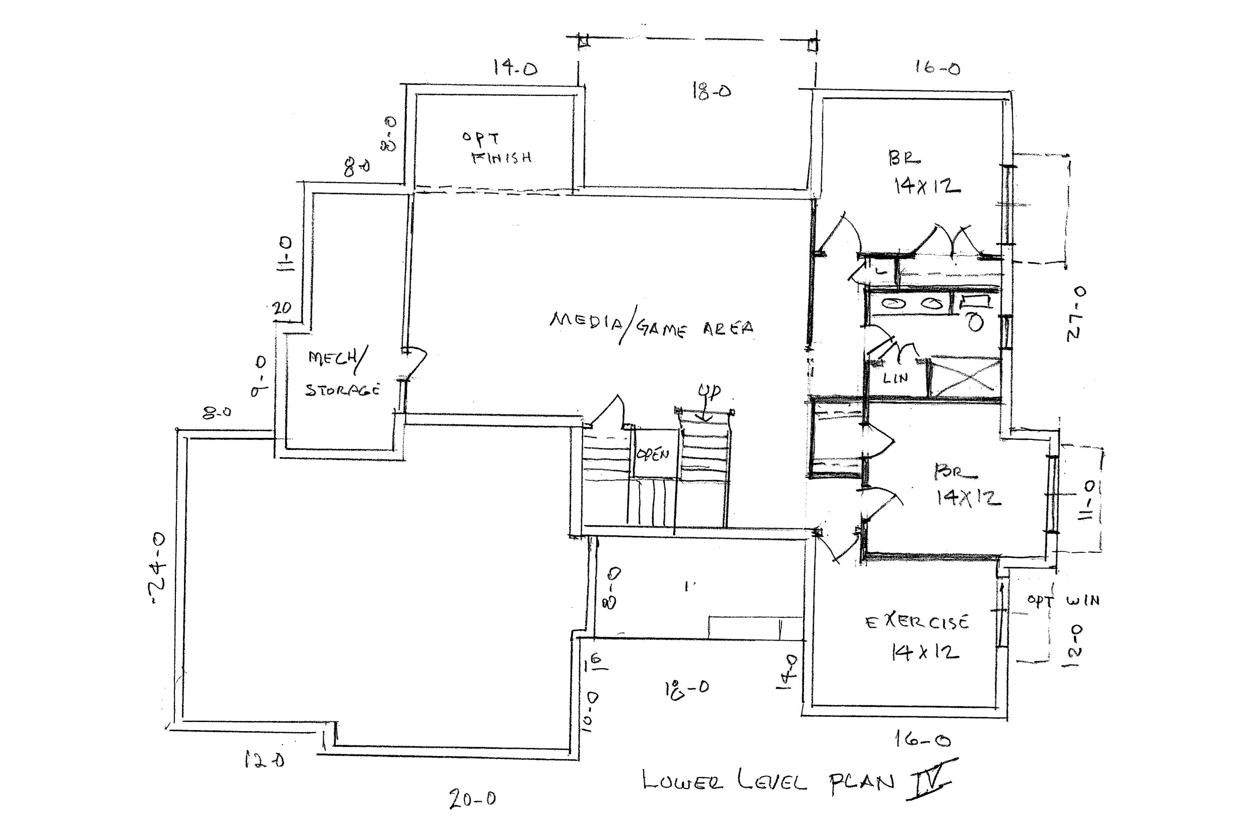 Home Lower Floor Plan