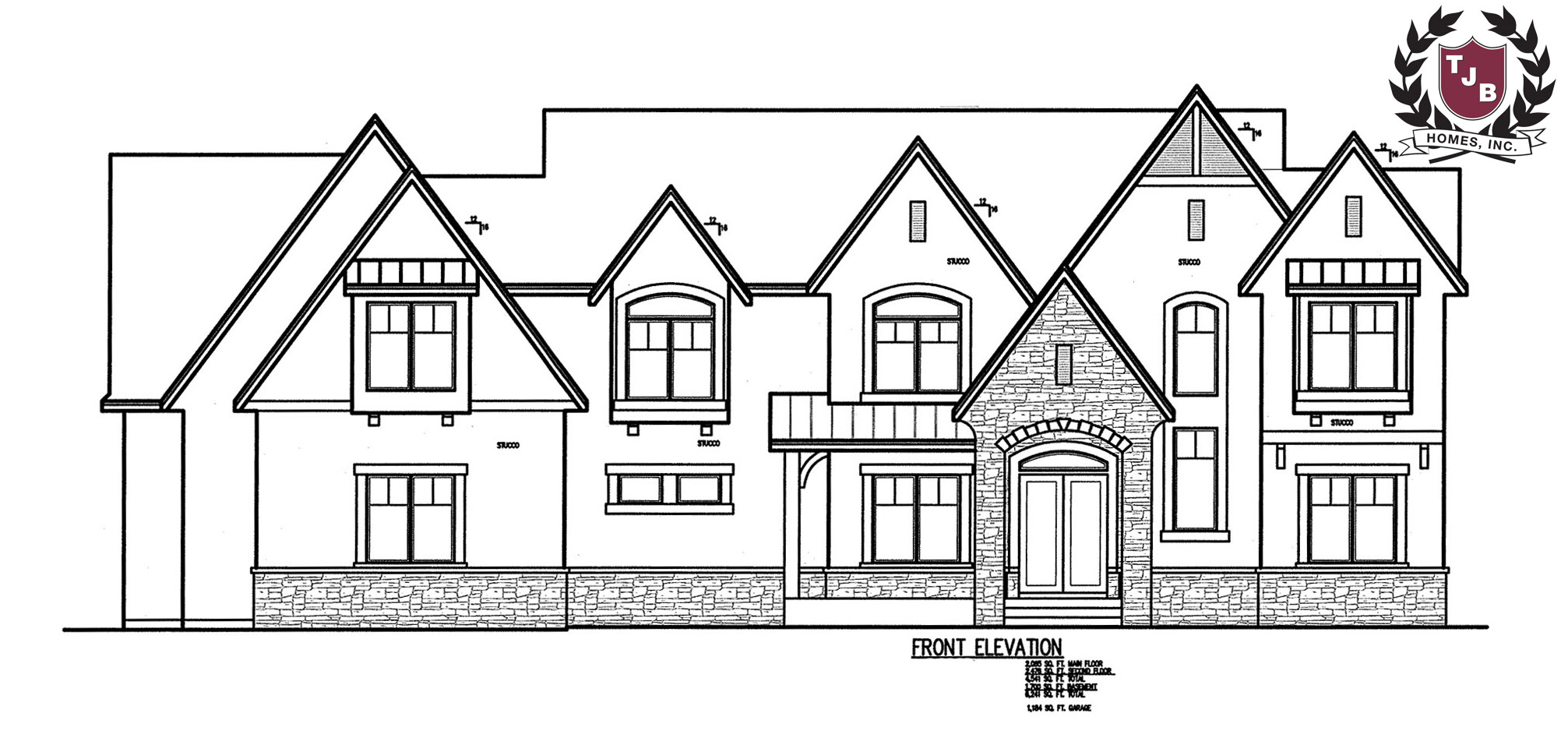 TJB Maggie Home Plan Front Elevation