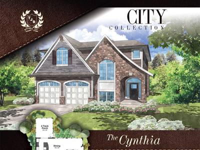The Cynthia Narrow Lot Home Plan