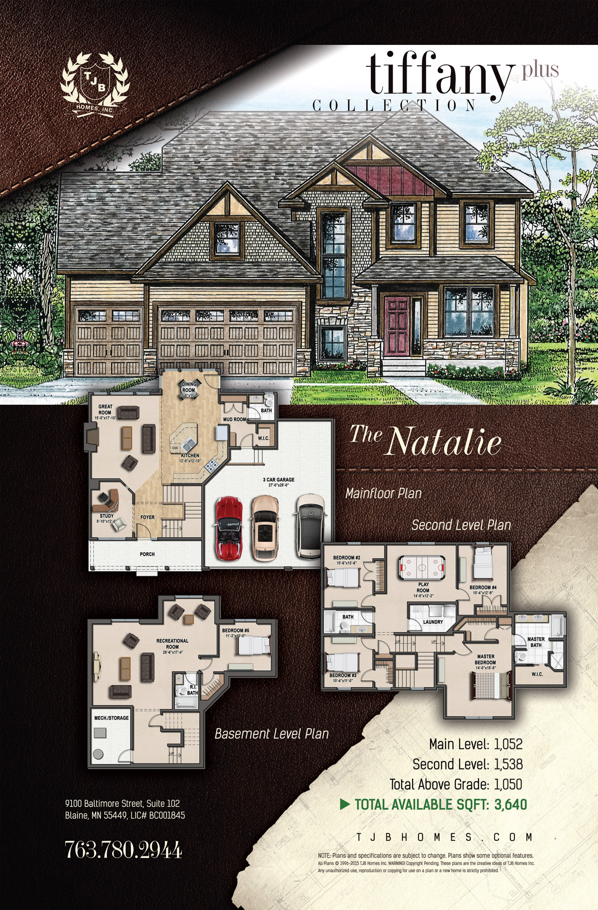 Two Story Showcase Under 3 000 Sq Ft The Natalie Home Plan