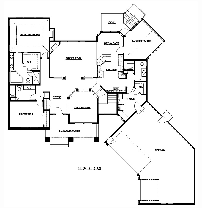 #200318 Home Plan Main Floor Plan