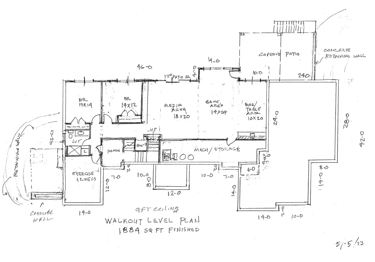 TJB Annette Home Plan Walkout Floor Plan
