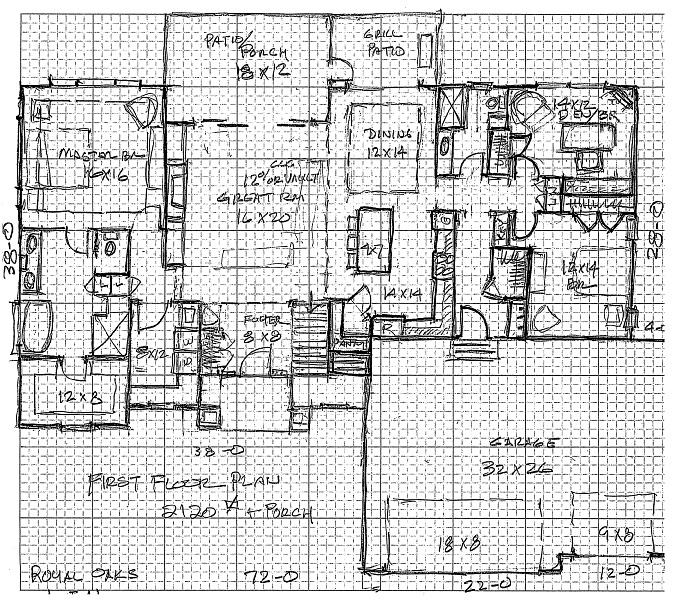 Royal Oaks #TBD Home Plan Main Floor