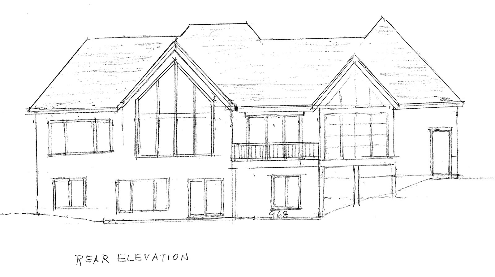 Sheila Home Plan Rear Elevation