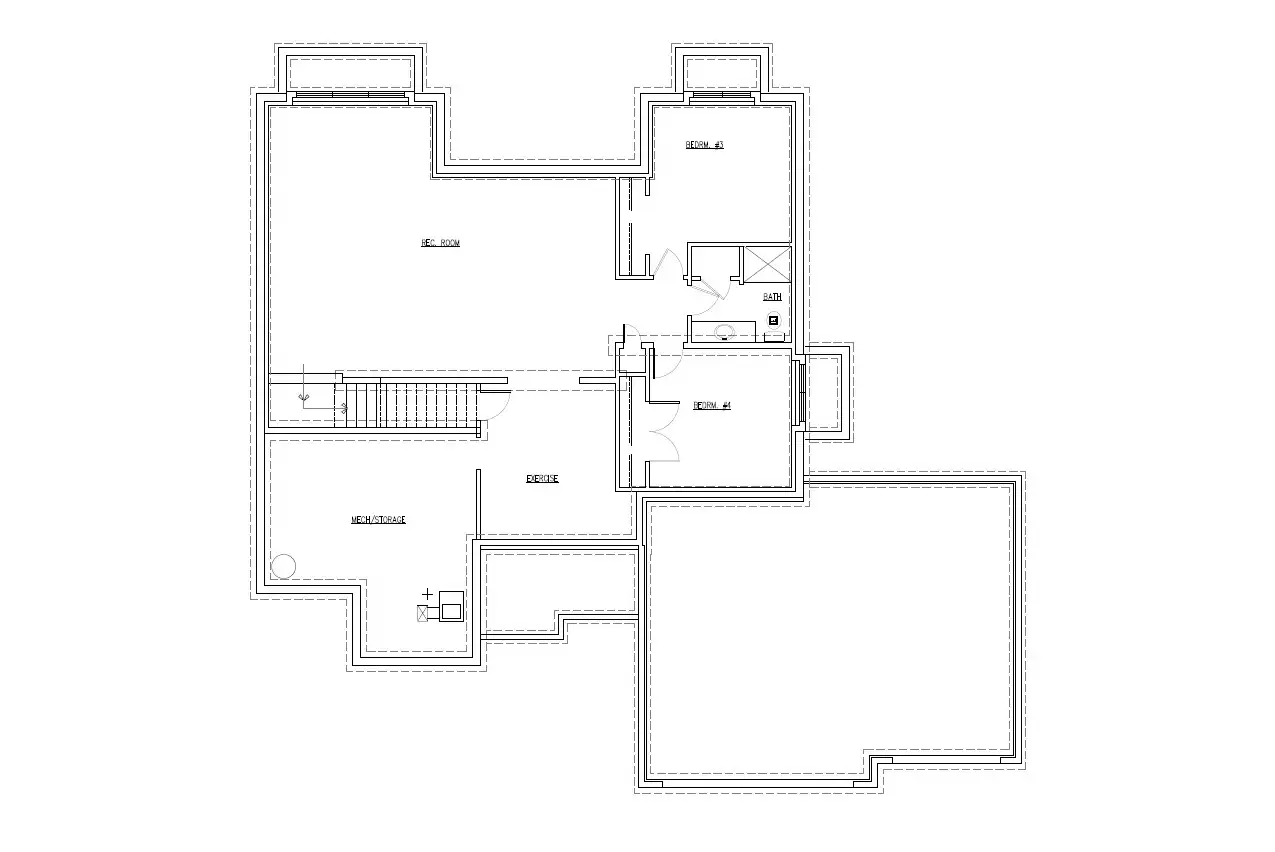 Basement Floor Plan Garage Right
