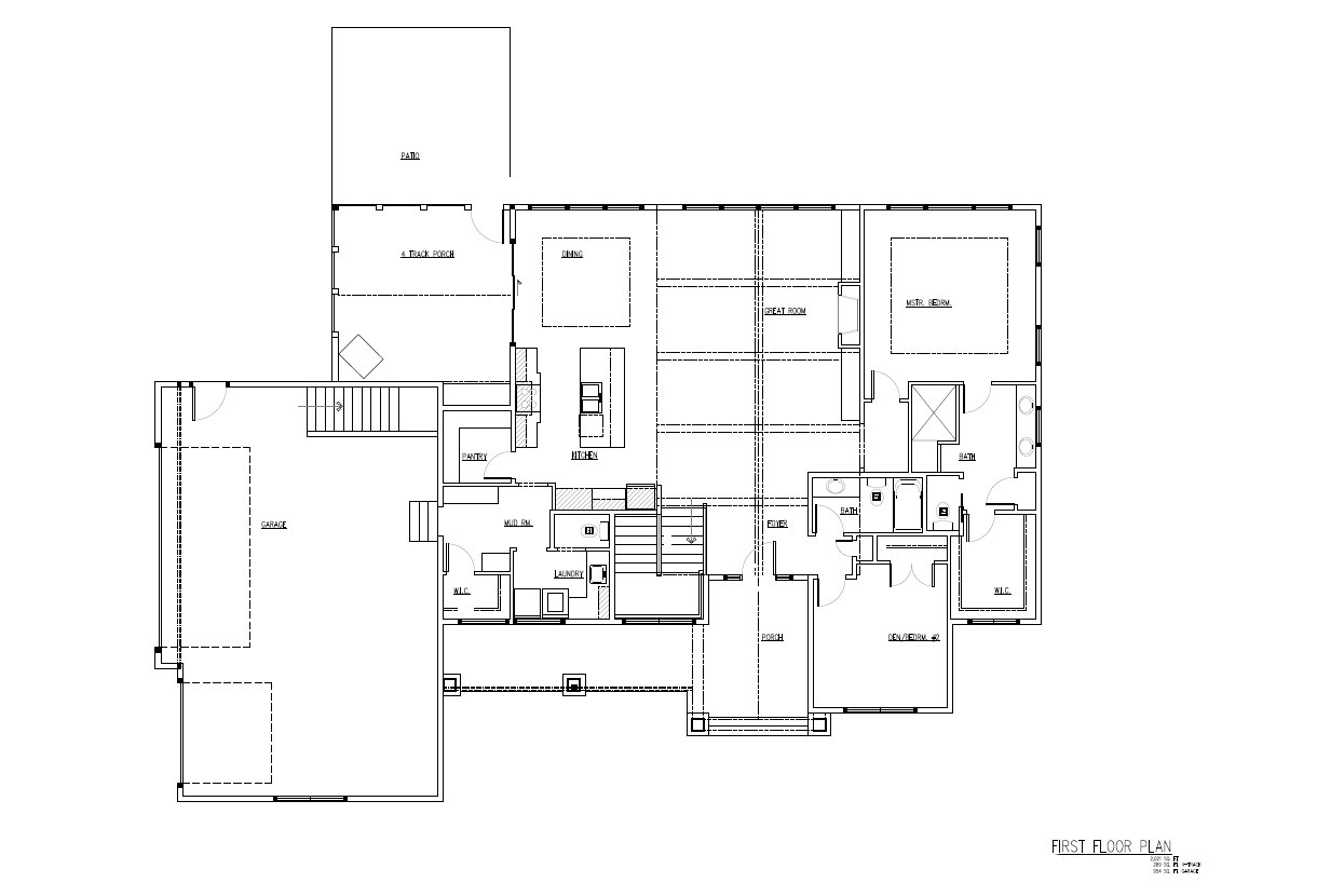 TJB #661 Deanna Home Plan Main Floor Plan
