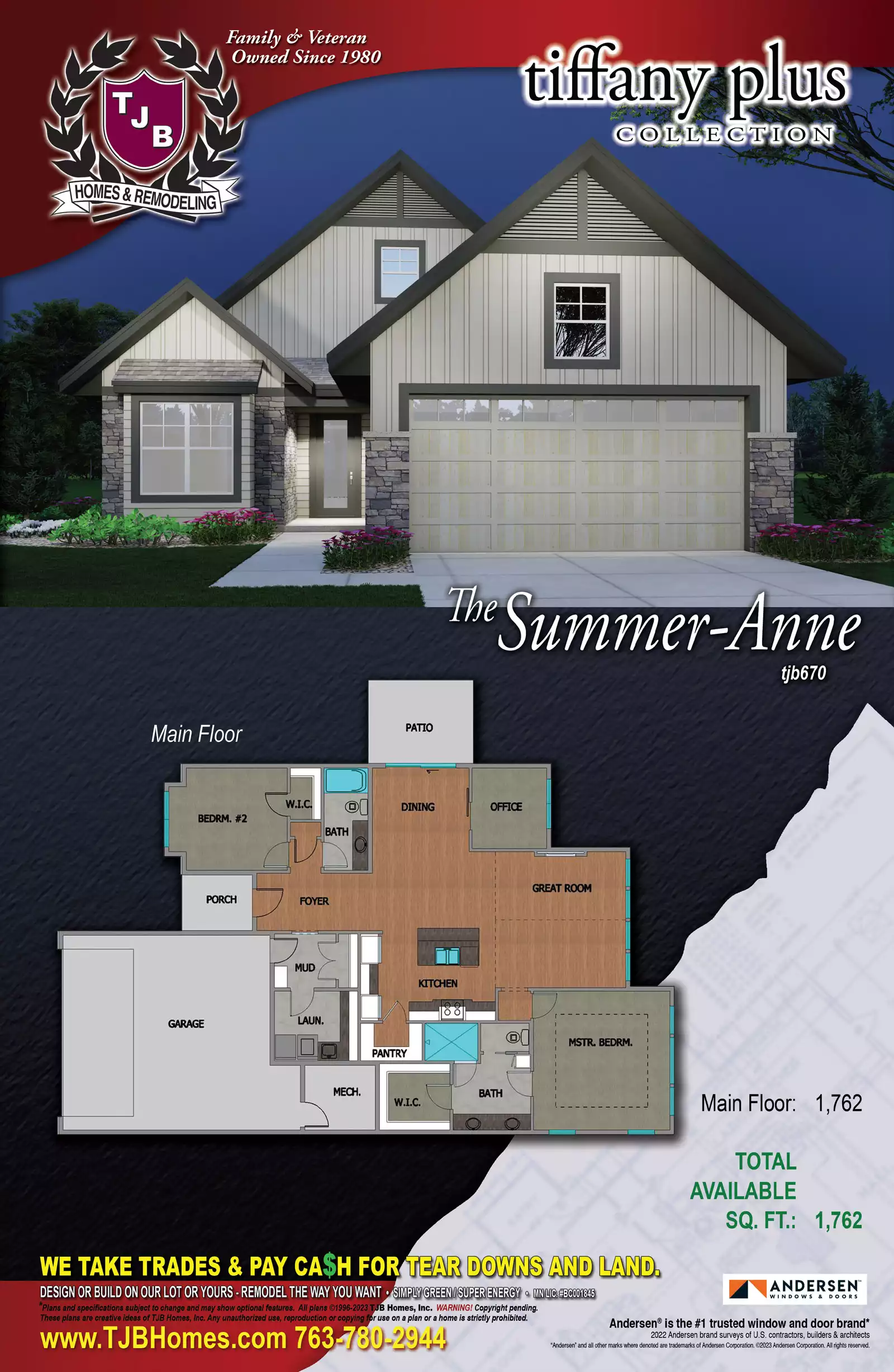 “Summer Anne” Villa Home Plan And Floor Plan Color Brochure