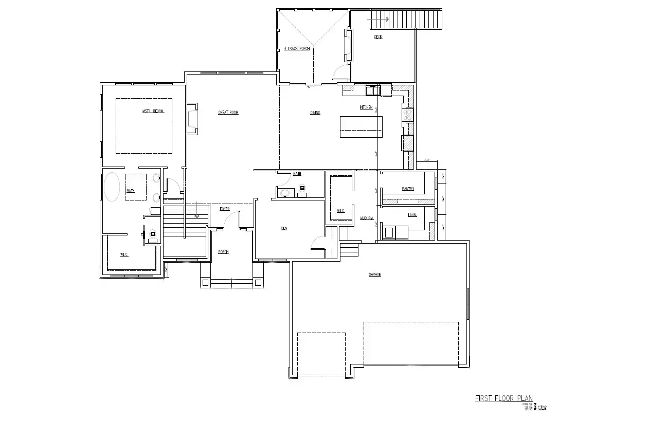 Sami TJB #685 Home Plan Main Floor Plan