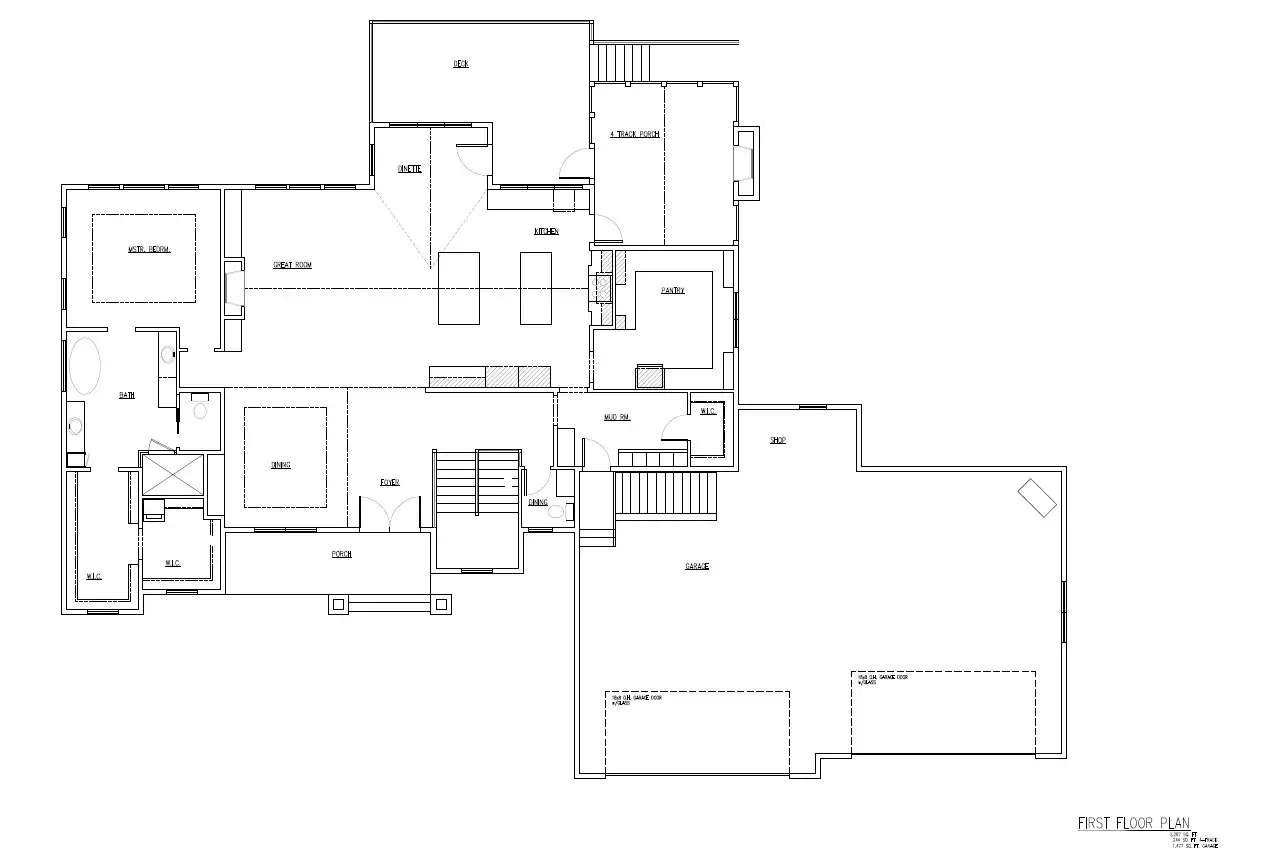 TJB #692 Home Plan First Floor Plan