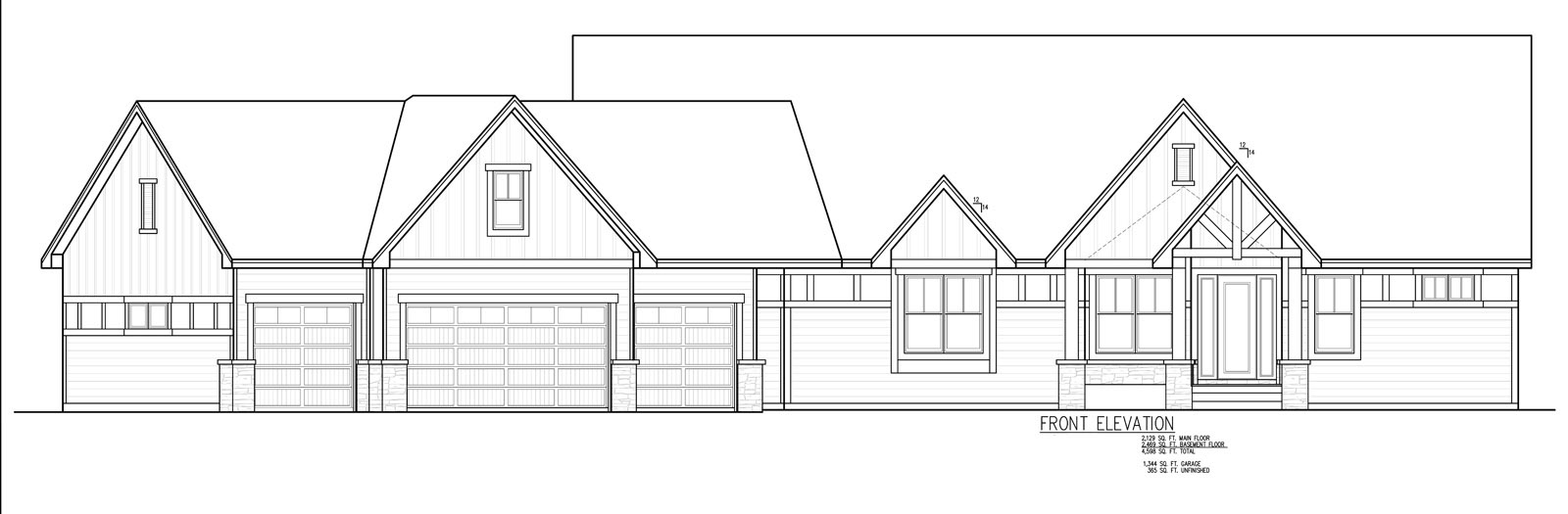 TJB Jeanie Home Plan Front Elevation