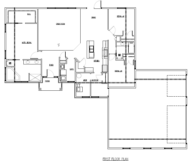 #439 Home Plan Main Floor