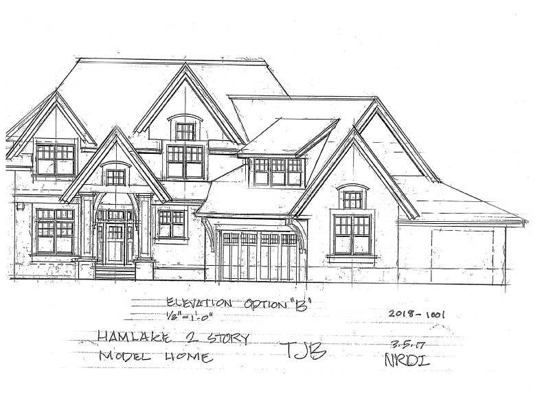 Home Plan Front Elevation B