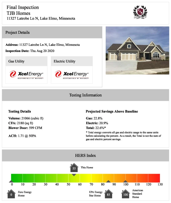 Home Energy Rating System (HERS) Final Report Part 1