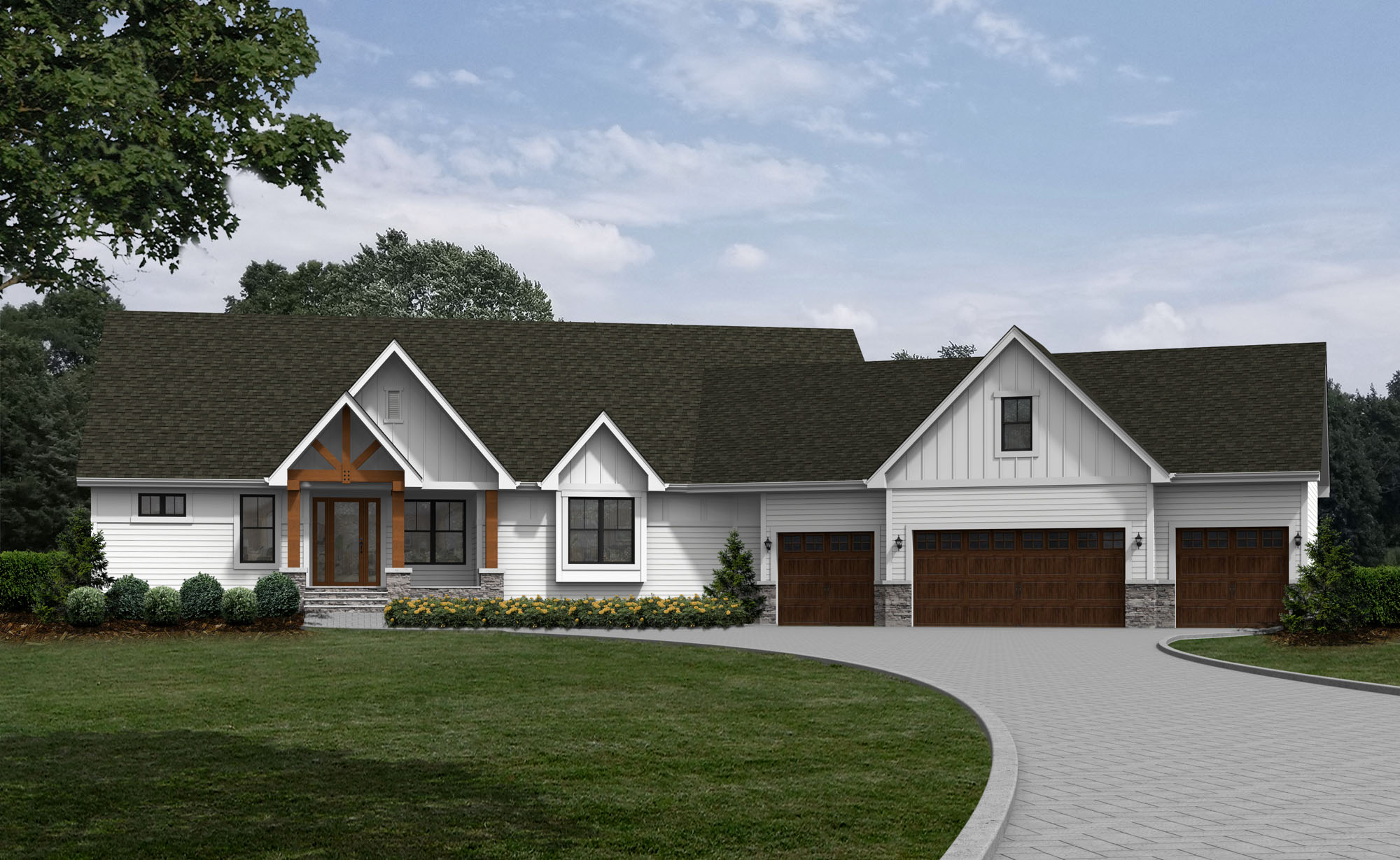 Jeanie Home Plan front exterior rendering