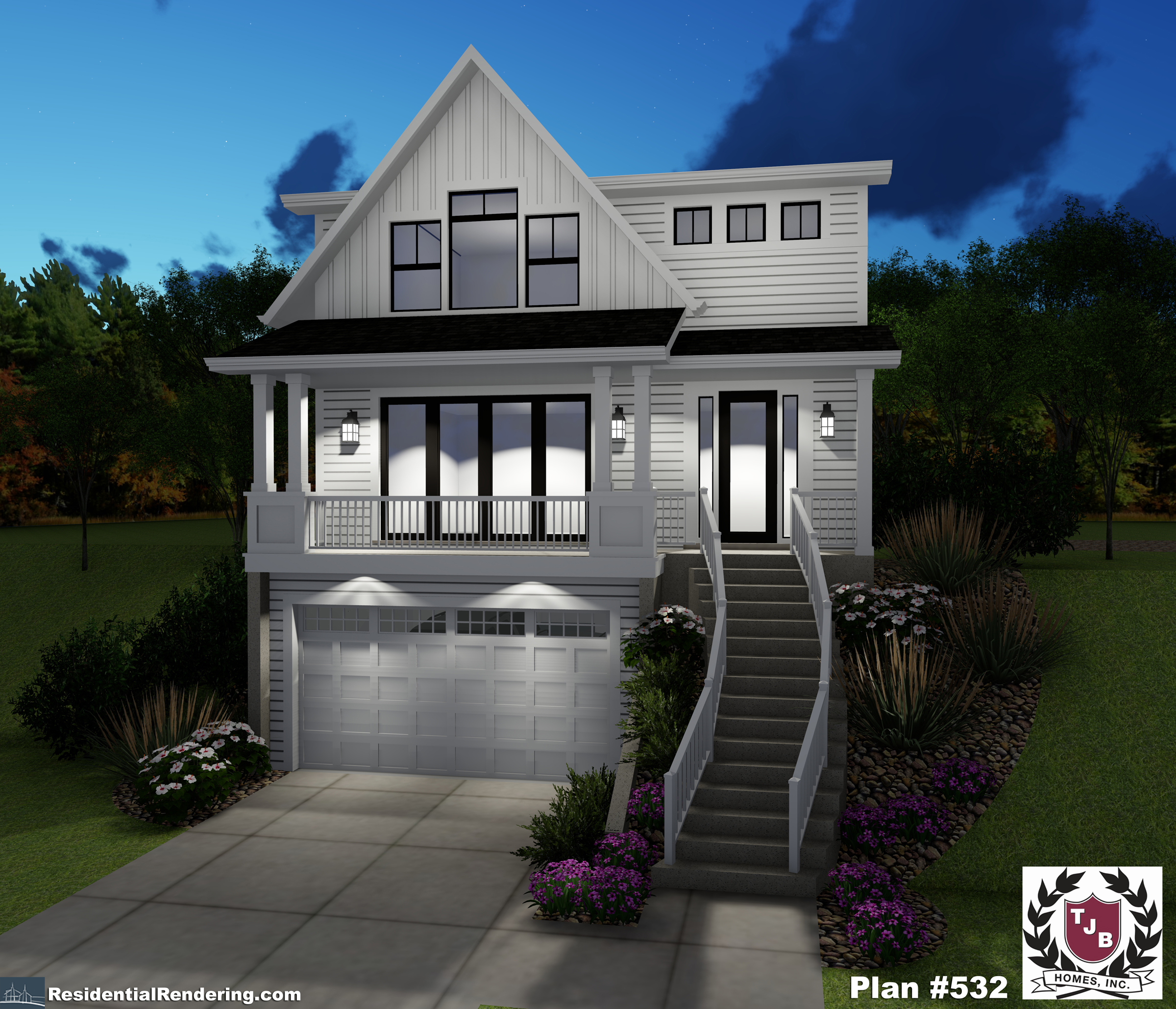 Front Plan Color Rendering