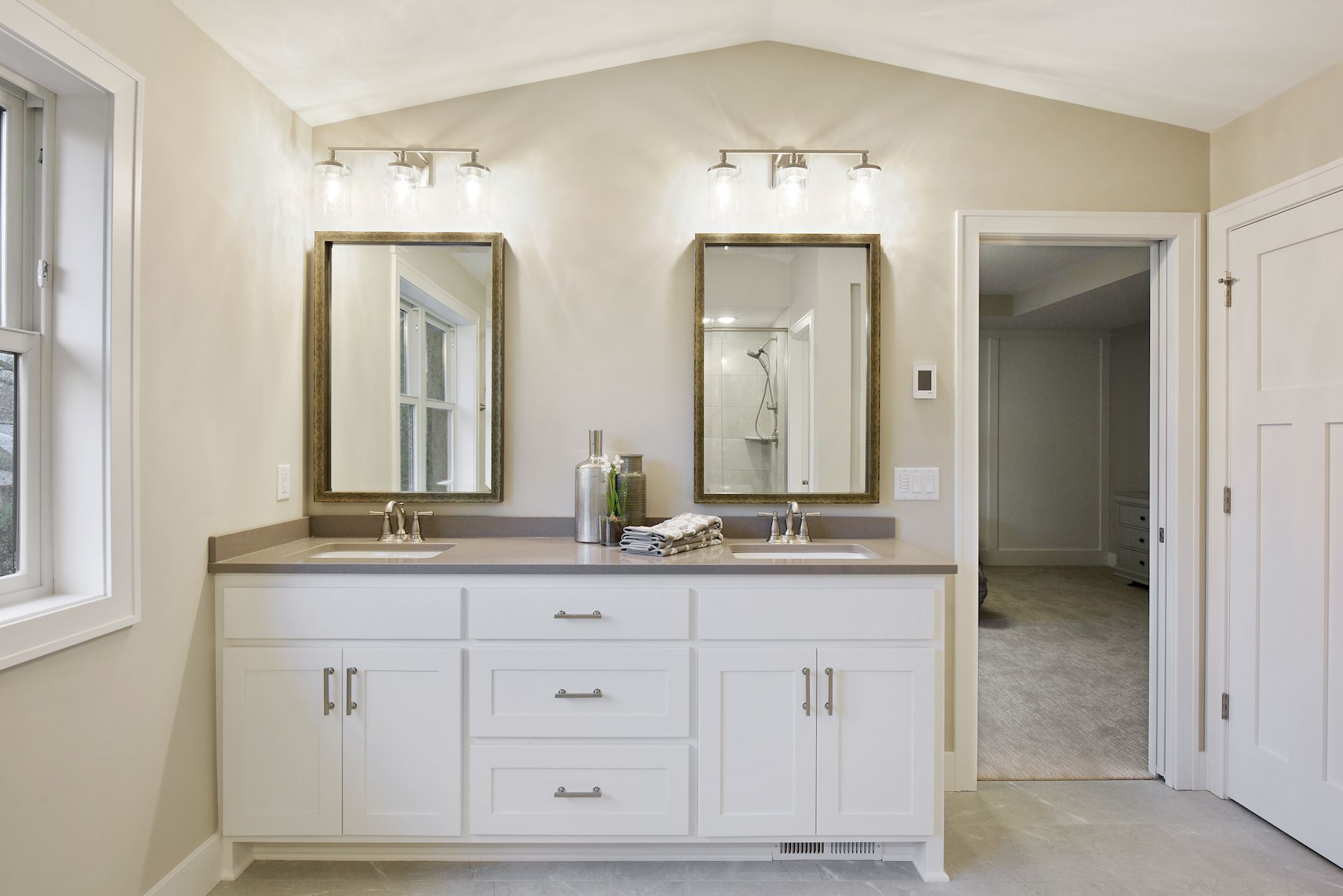 Master Suite Bathroom Dual Vanity
