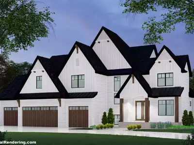 Luxury Dream Home Collection Ciara Home Plan Front